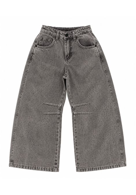 Jeans con strass Lù-Lù BY MISS GRANT | LL4468NERO